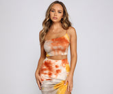 Golden Hour Tie-Dye Crop Top