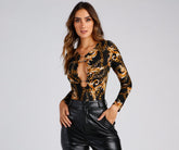 Body décolleté plongeant Luxe Links