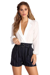 Body en mousseline de soie à la recherche de fraîcheur