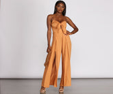 Sweet Surprise – Jumpsuit mit weitem Bein