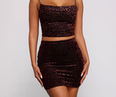 Heart Of Glam High Waist Mini Skirt