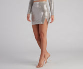 Minirock mit Pailletten „Major Shine“