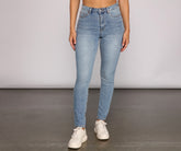 Jeans mit hoher Taille von Girl Next Door