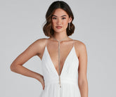 Ensemble de boucles d'oreilles lariat à strass Twist Of Glam