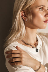 Romantische süße Herz Halskette