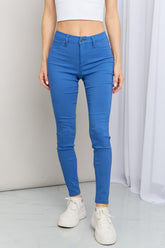 YMI Jeanswear - Jean skinny taille mi-haute hyper-extensible Kate en bleu électrique