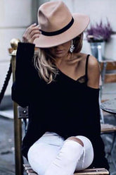 Chapeau Fedora en laine