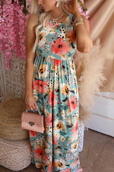 Quelle belle robe longue fleurie