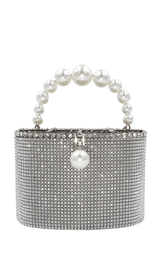 Sliver Pearl Luggage Handbag