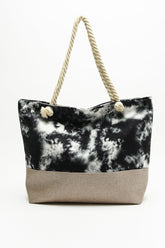 Sac fourre-tout Justin Taylor Tie-Dye avec poignée en corde