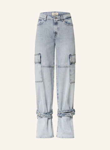 High Waist Wide Leg Work Jeans