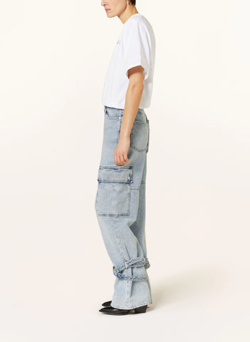 High Waist Wide Leg Work Jeans