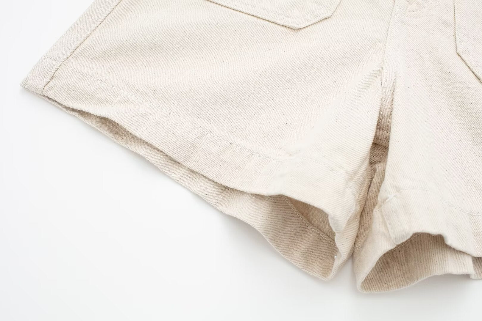 Short ample en jean avec ceinture Street