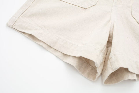 Short ample en jean avec ceinture Street