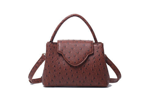 Bag Snake Pattern Handbag Top Ostrich Grain Shoulder Bag Messenger Bag