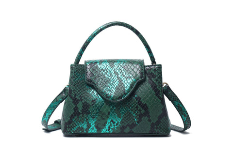 Bag Snake Pattern Handbag Top Ostrich Grain Shoulder Bag Messenger Bag