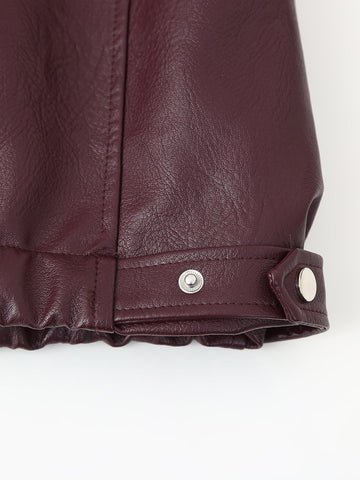 Veste en cuir pour voiture, manteau ample, pardessus en cuir