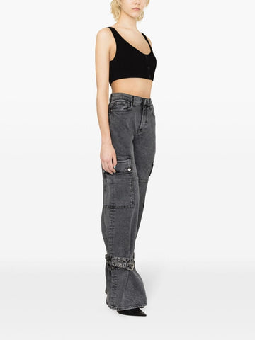 High Waist Wide Leg Work Jeans