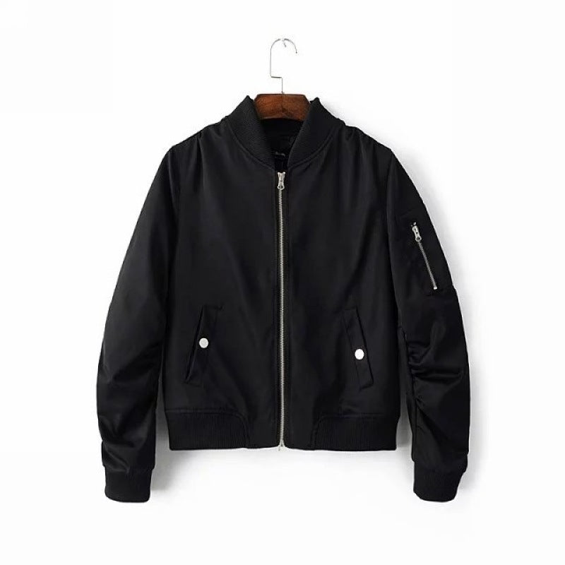 Edgy Chic Bomber Jacket