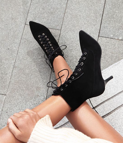 Hot Like Fire Pointed Toe Stiletto Booties