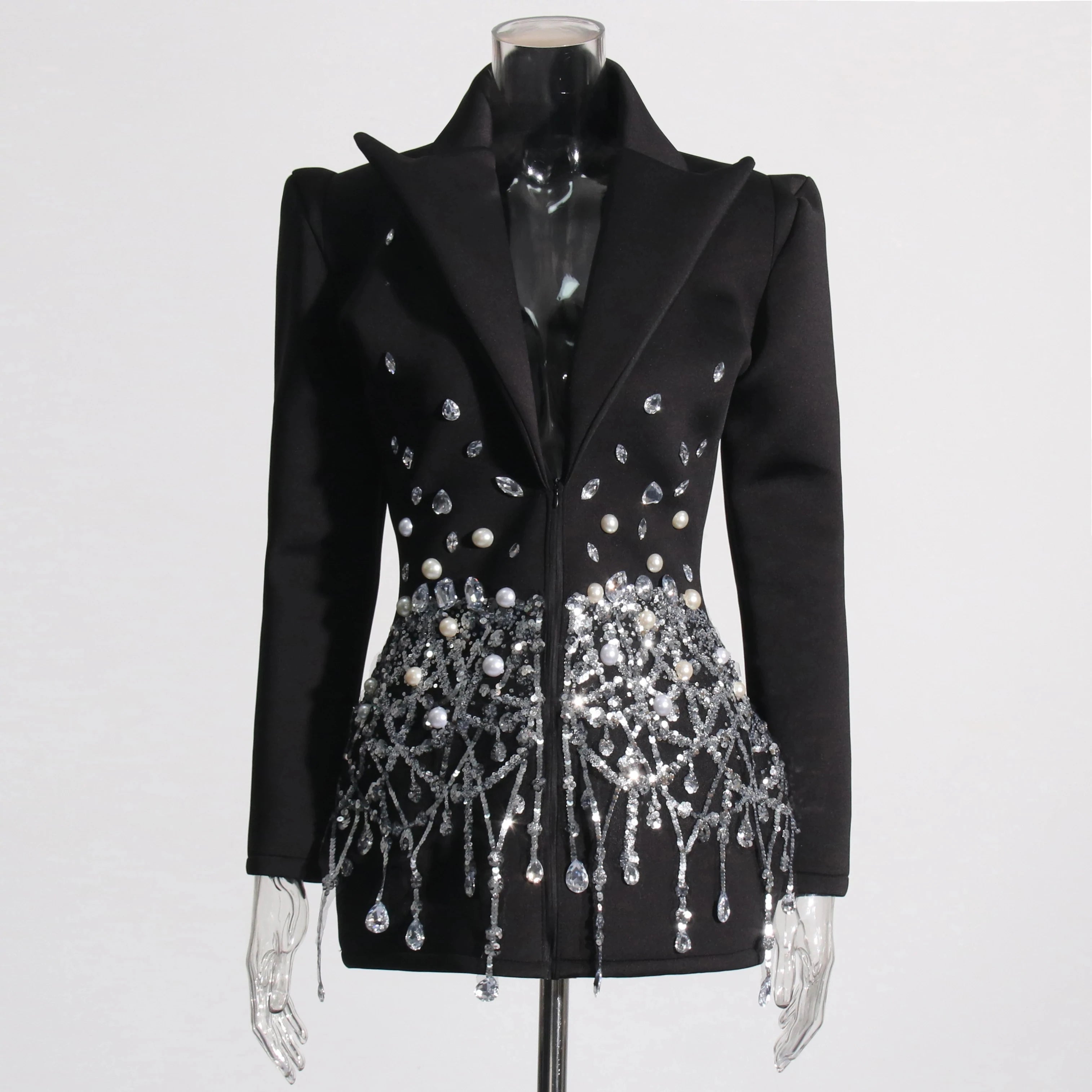 Diamonds Sequin Blazer Dresses