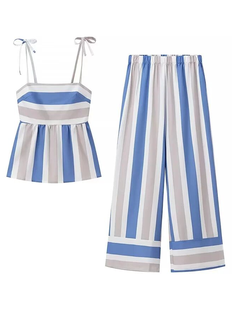 Stripe Two Piece Set