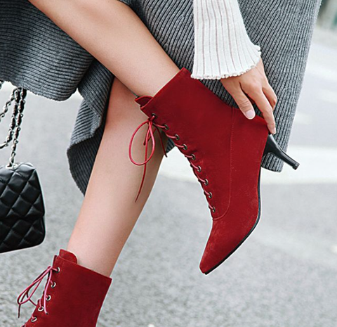 Hot Like Fire Pointed Toe Stiletto Booties