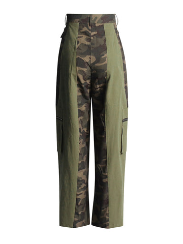 Army Green Straight Leg Pants