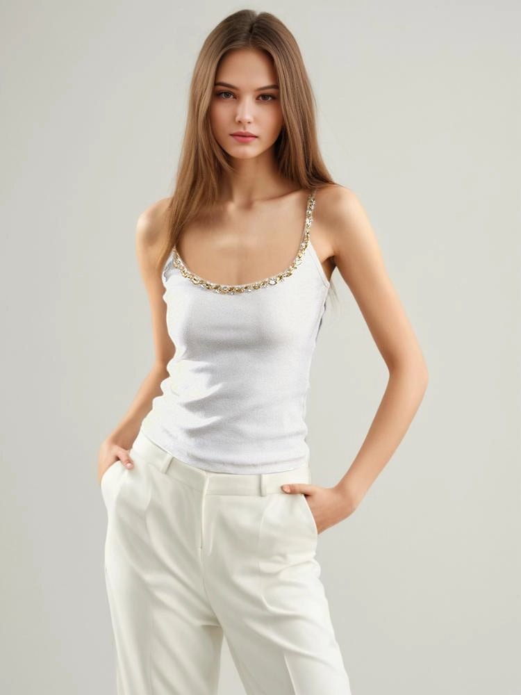 Gemstone Diamond Camisole Vest