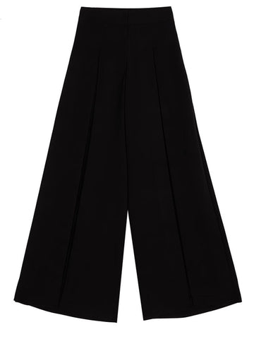 Ensemble deux pièces pantalon droit taille haute avec ceinture et manteau