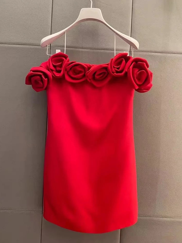 Mini Appliques Sexy Slimming Dresses For Strapless