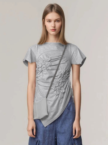 T-shirt à manches courtes creux