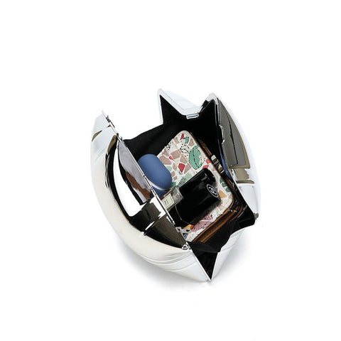 Glänzende Mini-Pentagramm-Tasche aus Acryl, klein, süß, exquisite Box-Kette, Umhängetasche 