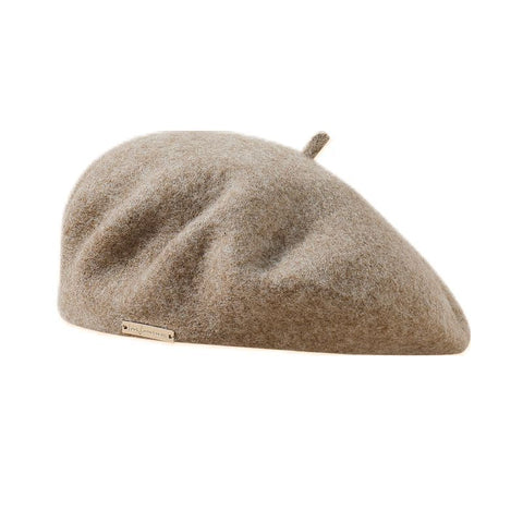Couleurs disponibles Béret en laine Saison décontractée britannique Chaud Épais Couleur unie Tout assorti Chapeau 