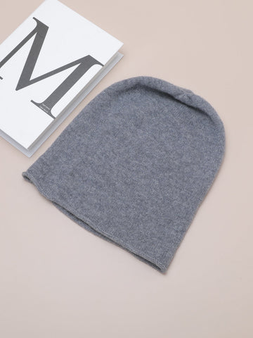 Mütze, warmer Ohrenschutz, großer Kopfumfang, Beanie-Mütze, gestrickte Wollärmelkappe 