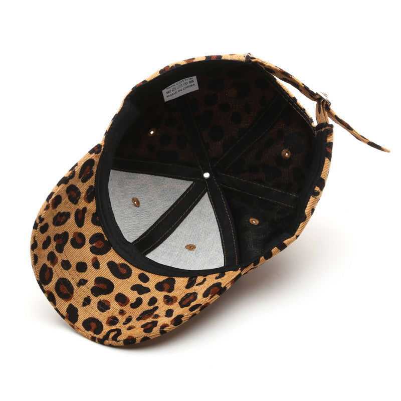 Casquette de baseball en velours côtelé à la mode pour sports de plein air, chapeau de soleil chaud, casquette à visière 