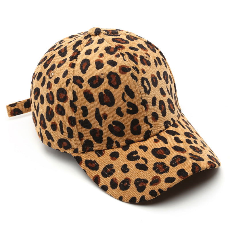 Casquette de baseball en velours côtelé à la mode pour sports de plein air, chapeau de soleil chaud, casquette à visière 