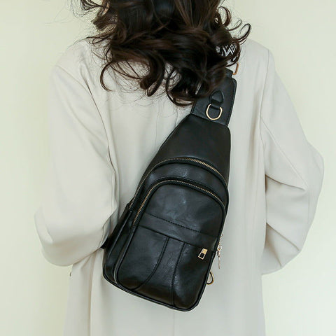 Korean Casual Messenger Retro Soft Leather Shoulder Bag