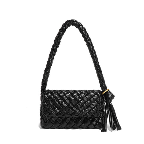 Sacs originaux faits à la main, sac tissé asymétrique irrégulier élégant sous les aisselles, sac tendance à une épaule pour mère et enfant 