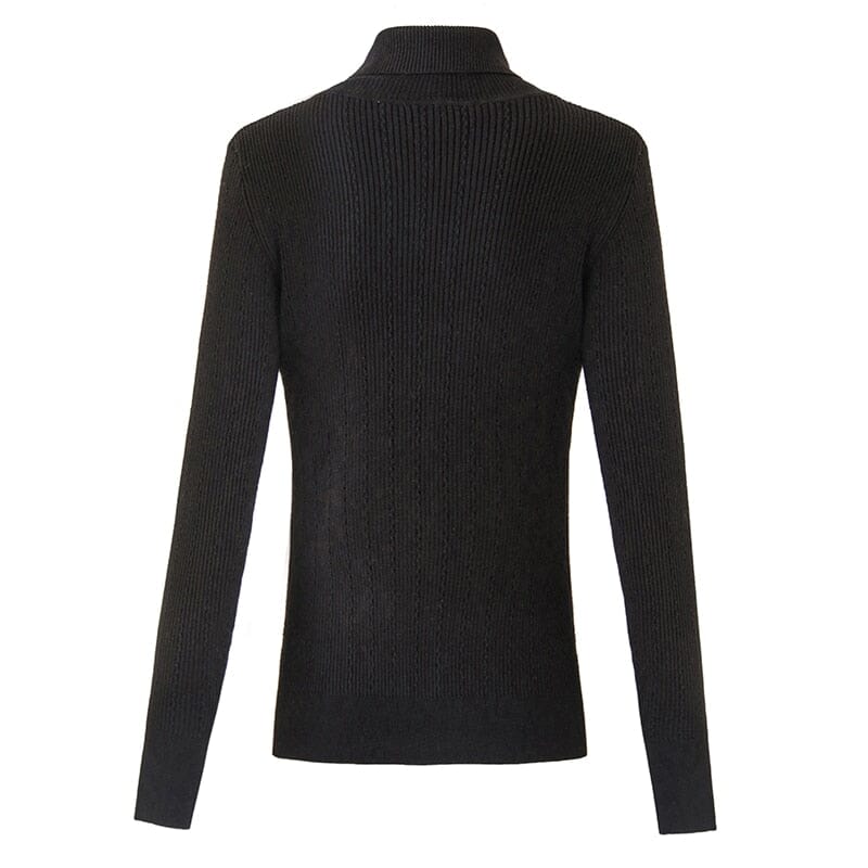 The Leighton Long Sleeve Knitted Turtleneck - Multiple Colors