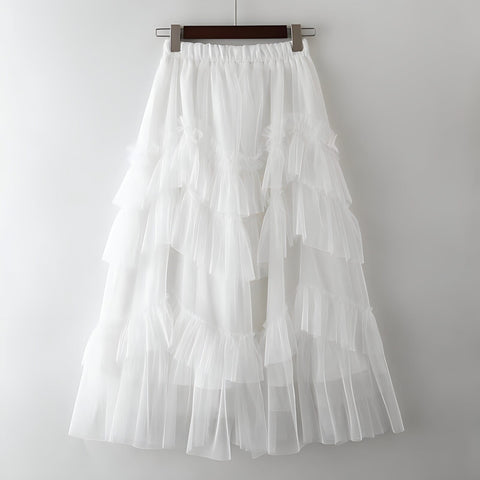 The Elora High Waist Skirt - Multiple Colors