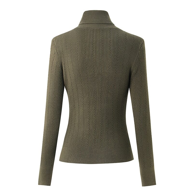 The Leander Long Sleeve Knitted Turtleneck - Multiple Colors