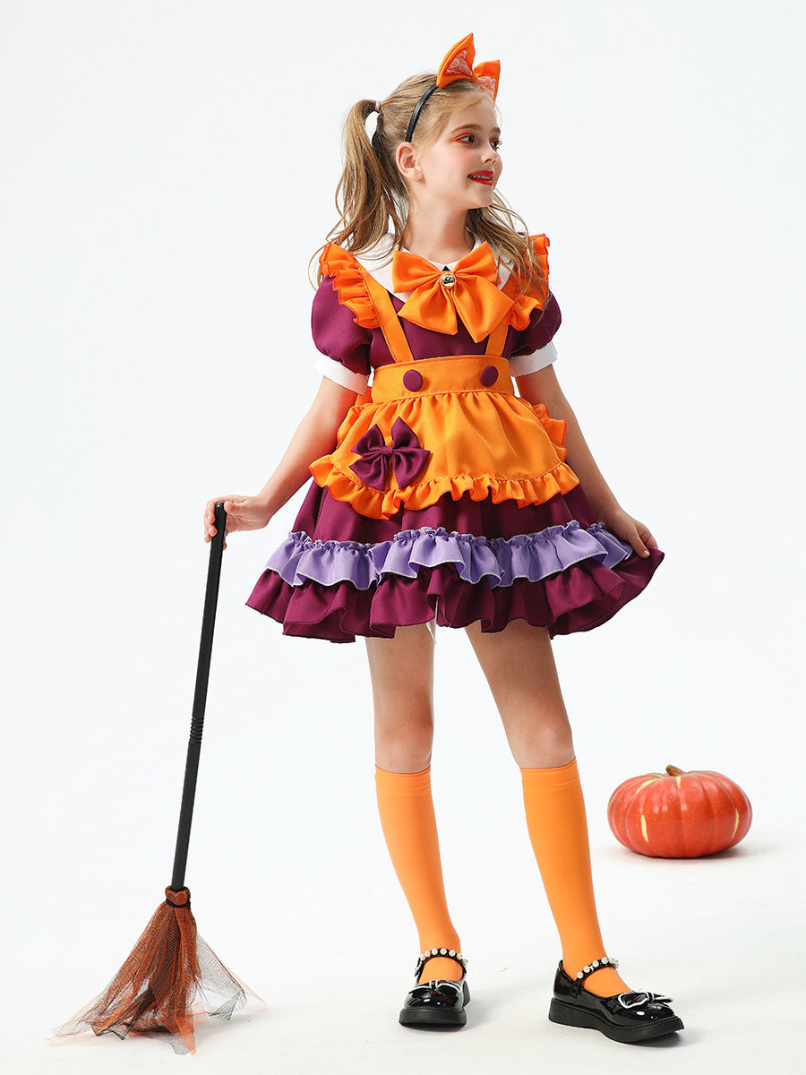 Halloween Children's Lolita Pumpkin Dress