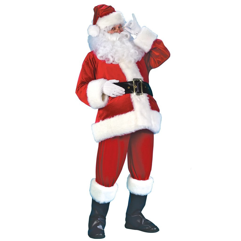 Unisex Christmas Santa Costume Fancy Dress Outfit Cosplay Party HolidaySet