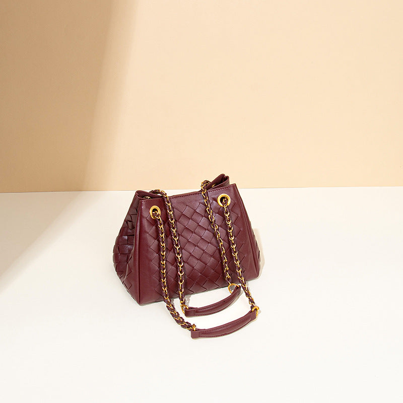 Sac à bandoulière tissé à la main avec chaîne de parachute 