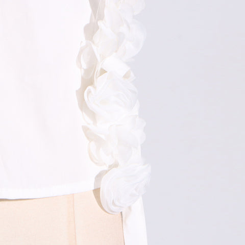 Gilet Rose Blanche