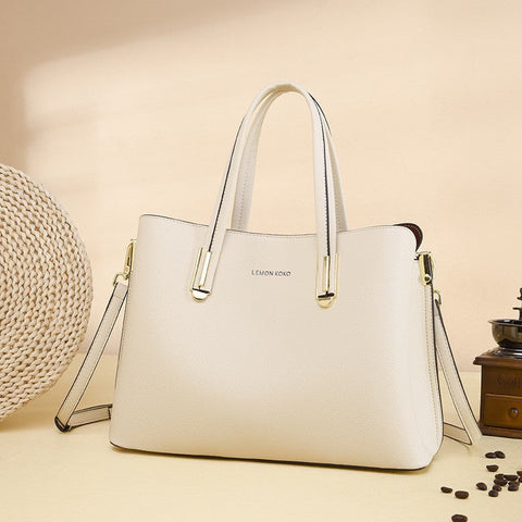 Sac à main grande capacité Sac tendance à une épaule Sac fourre-tout de bureau pour maman d'âge moyen 