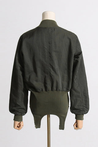 Convertible Bomber Jacket