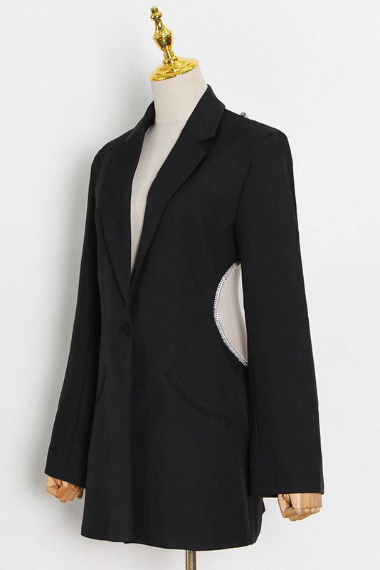 DIAMANTE ROPE KNOT BLAZER /DRESS