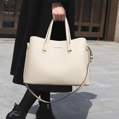 Sac à main grande capacité Sac tendance à une épaule Sac fourre-tout de bureau pour maman d'âge moyen 